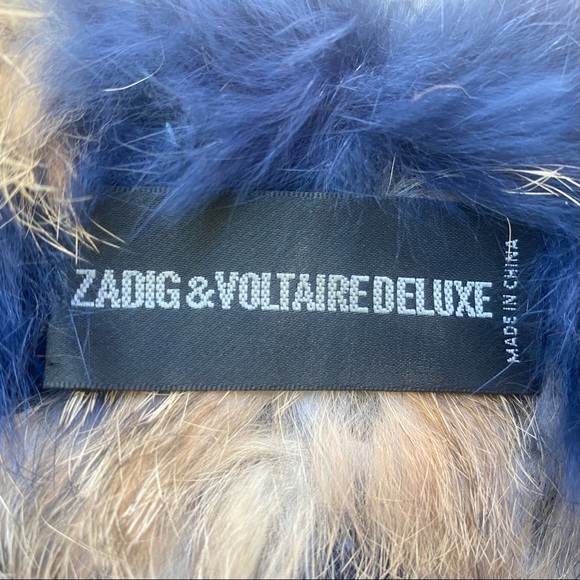 ZADIG & VOLTAIRE Genuine Rabbit Fur Jacket - Picture 7 of 9